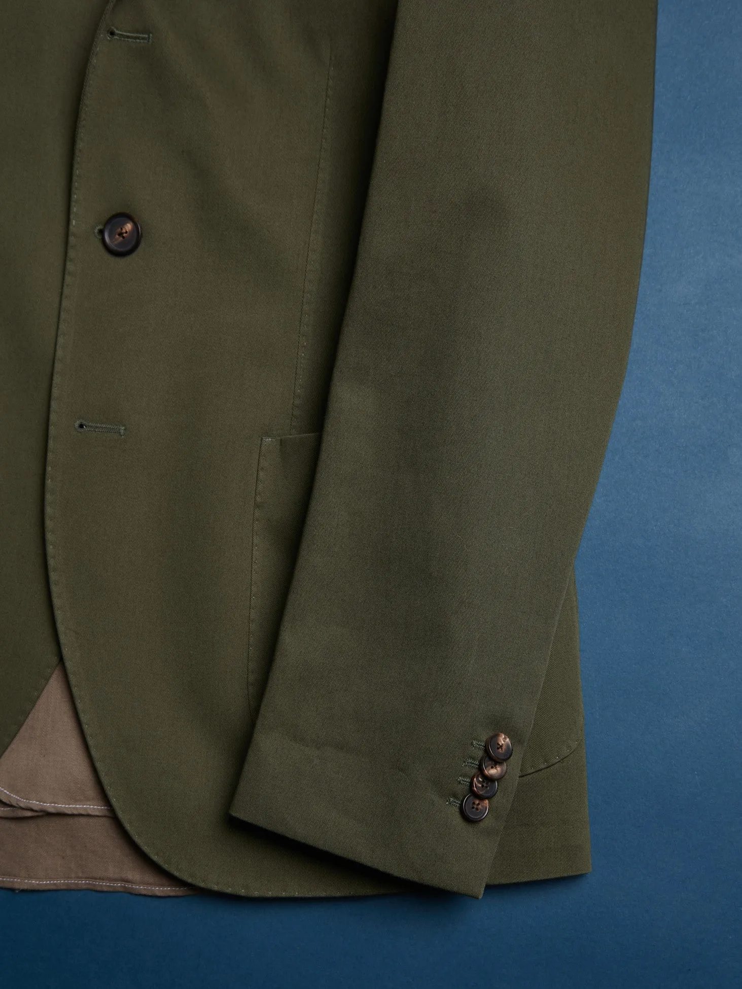 AADROANT GREEN COTTON SUIT