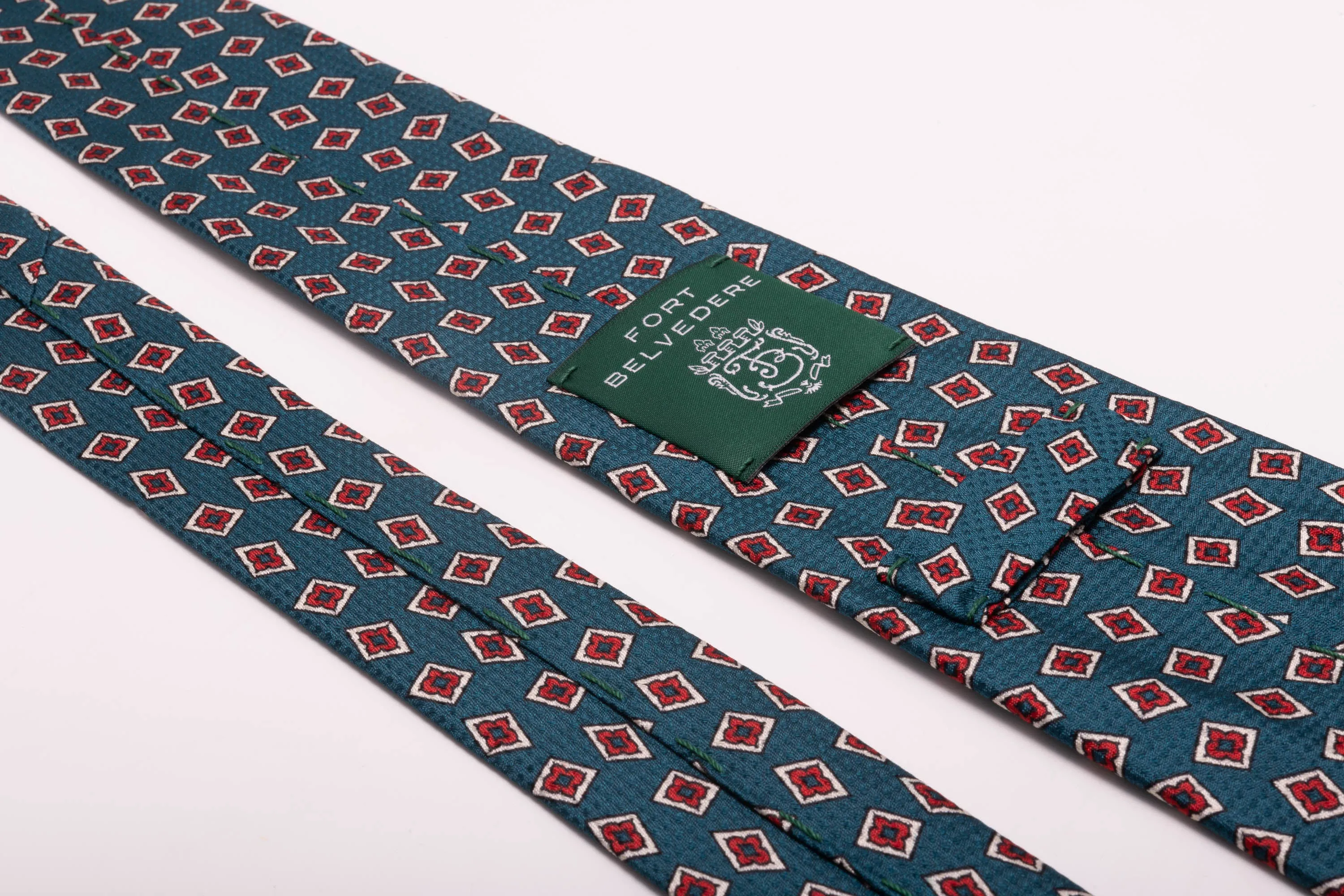 Aqua Green Jacquard Woven Tie