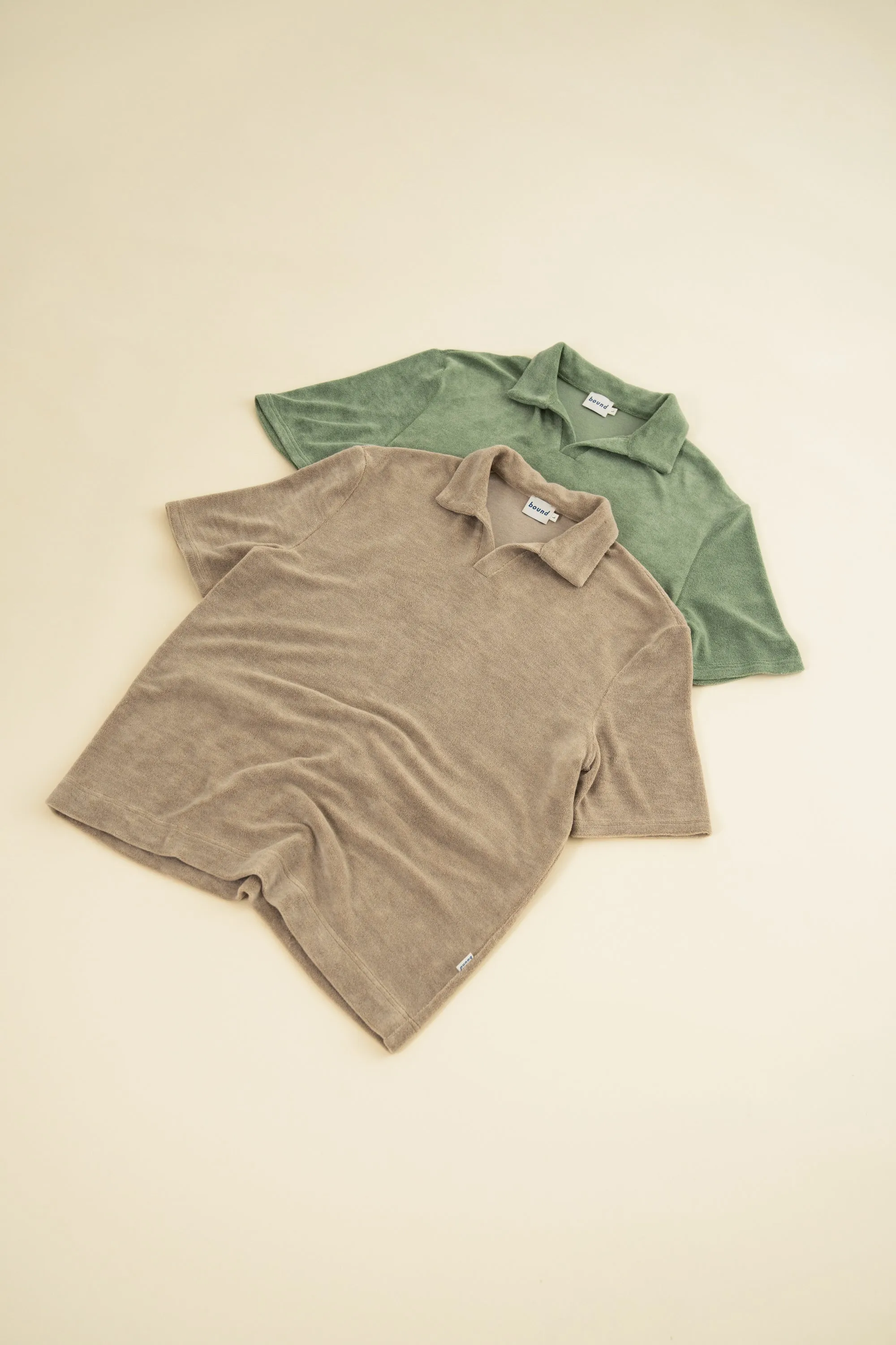 BRADLEY TERRY TOWEL POLO - GREEN
