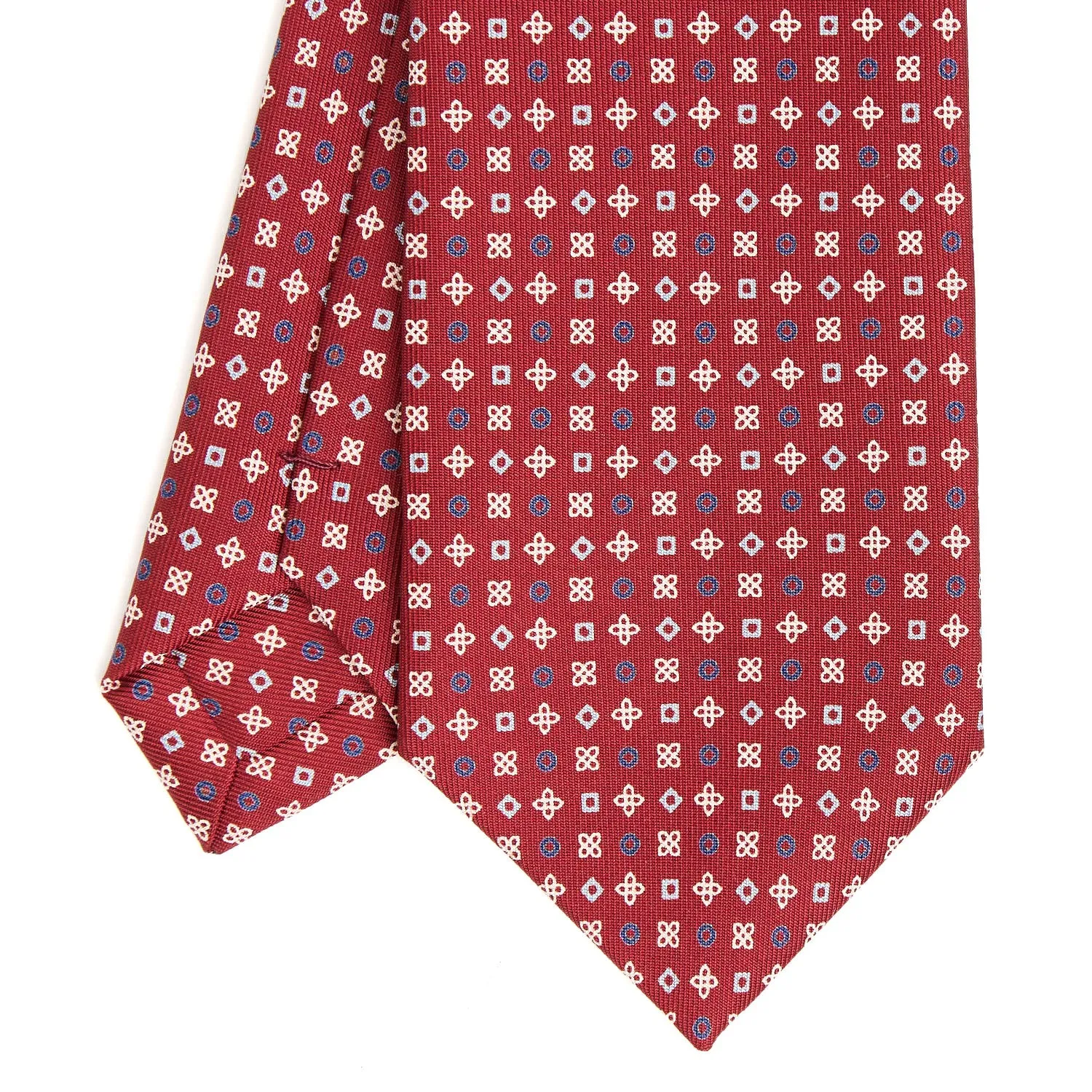 BURGUNDY EXTRA LONG SARTORIAL SILK TIE