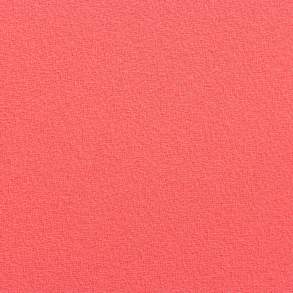 Coral Microfibre Double Twist Crêpe