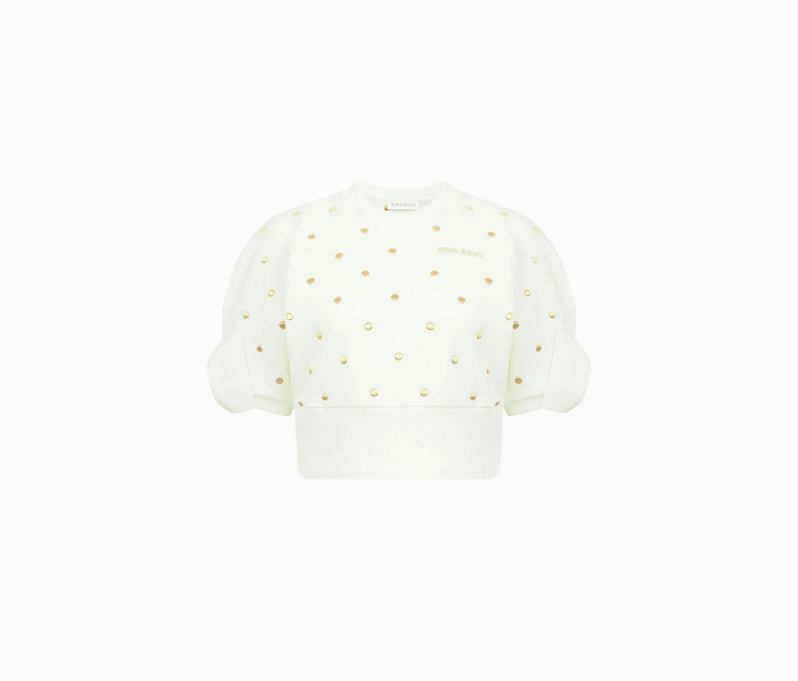 CROPPED POLKA DOT TOP
