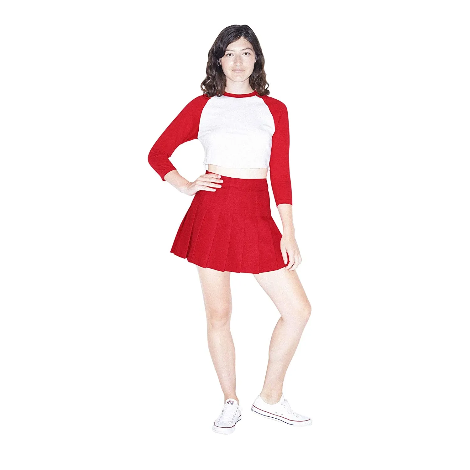 Cropped Sleeve Raglan