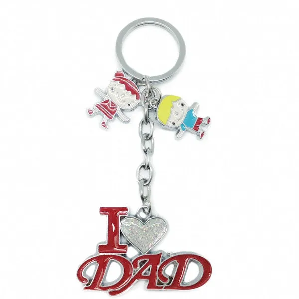 Dad Gift Key Chain "I Love Dad"
