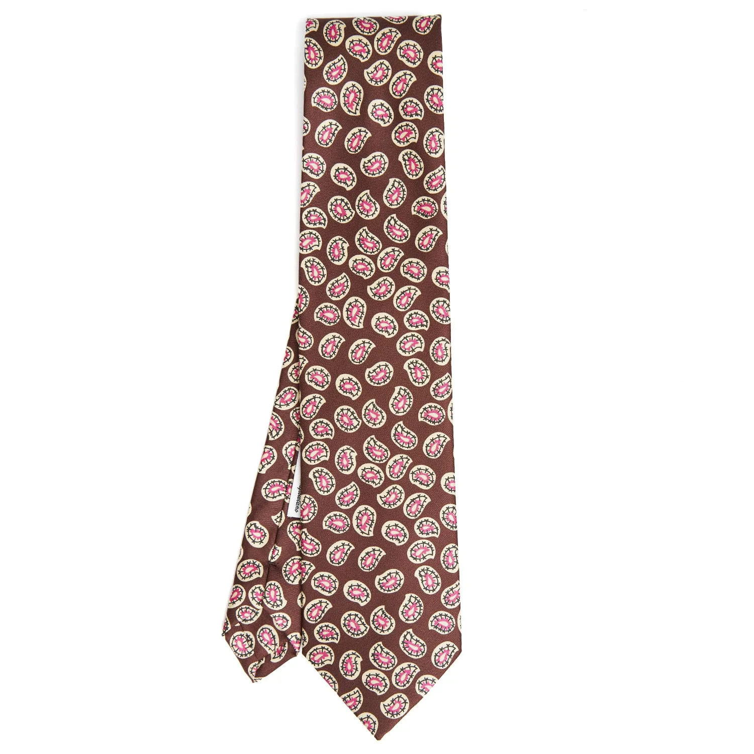 DARK BROWN  SILK TIE