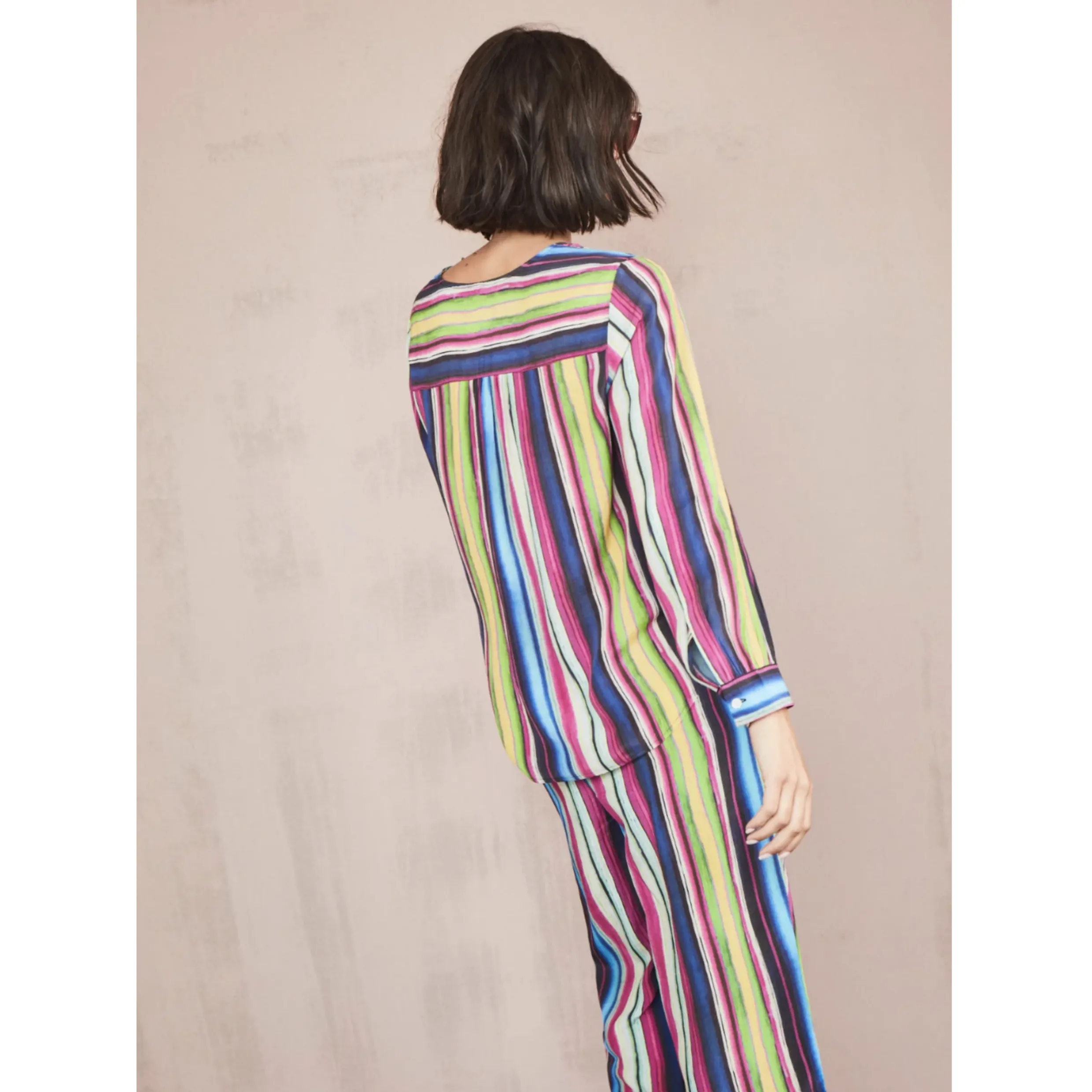 Fynch-Hatton STRIPED V-NECK Blouse 1023