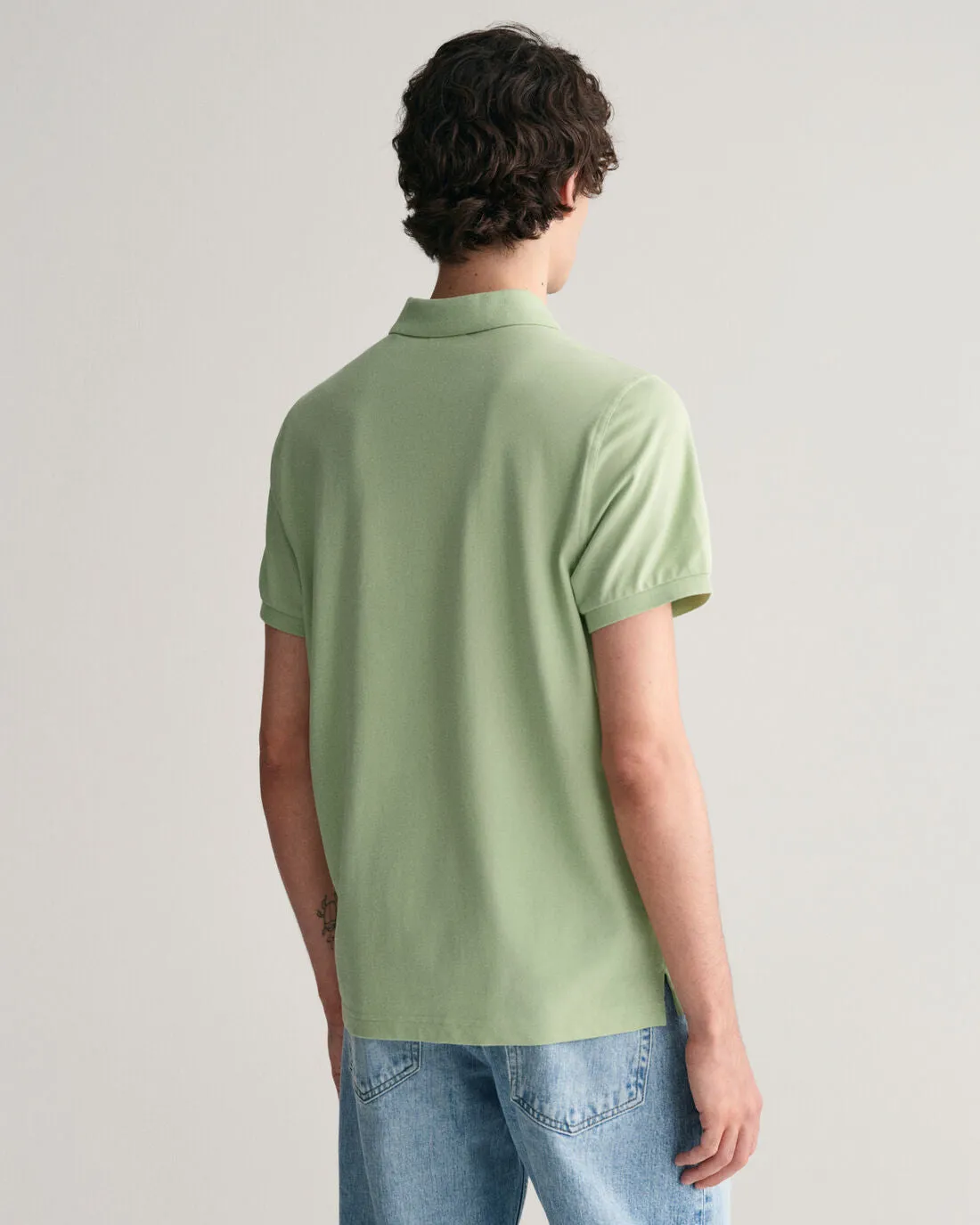 GANT - 3XL&4XL Reg Shield SS Pique Polo, Milky Matcha