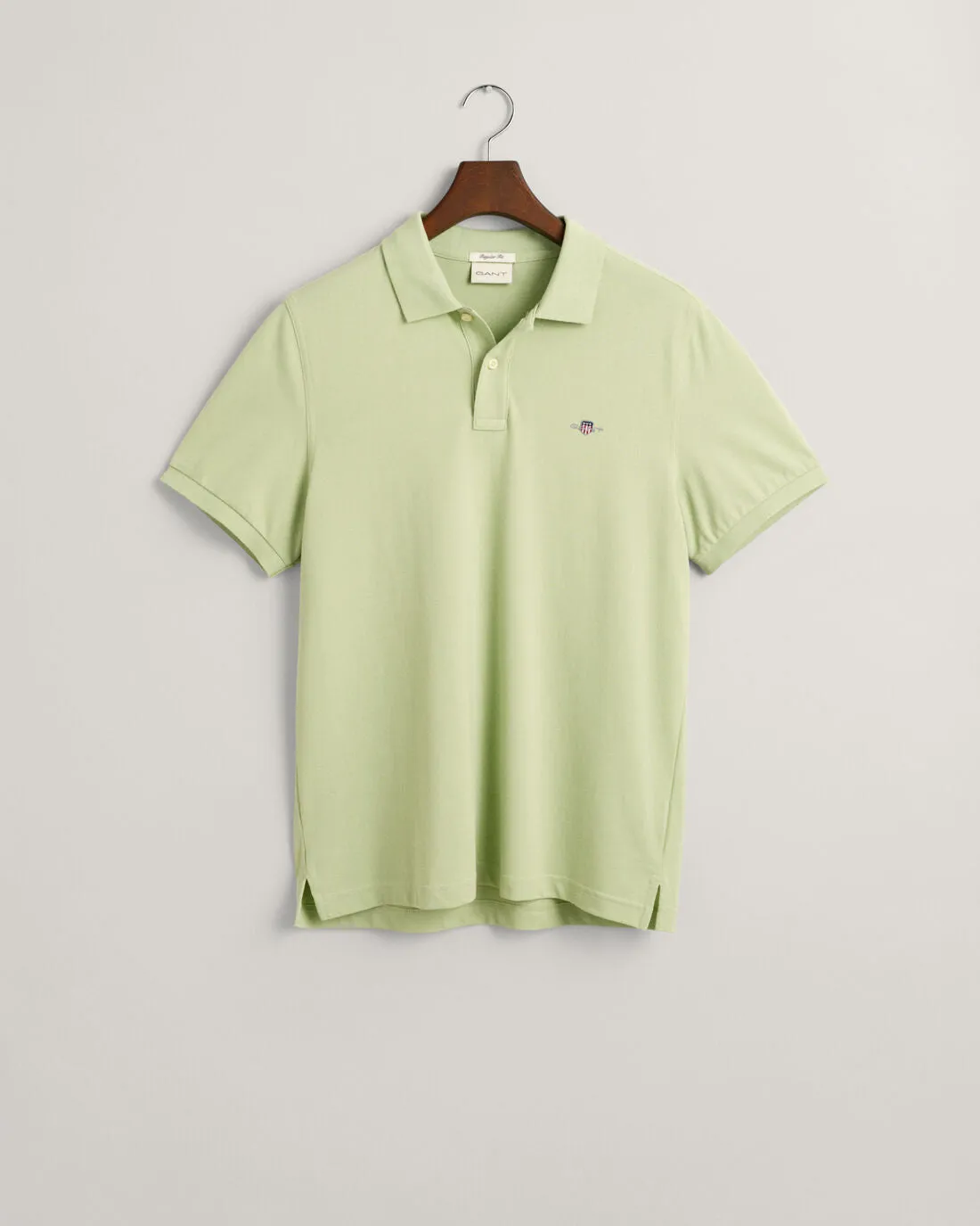 GANT - 3XL&4XL Reg Shield SS Pique Polo, Milky Matcha