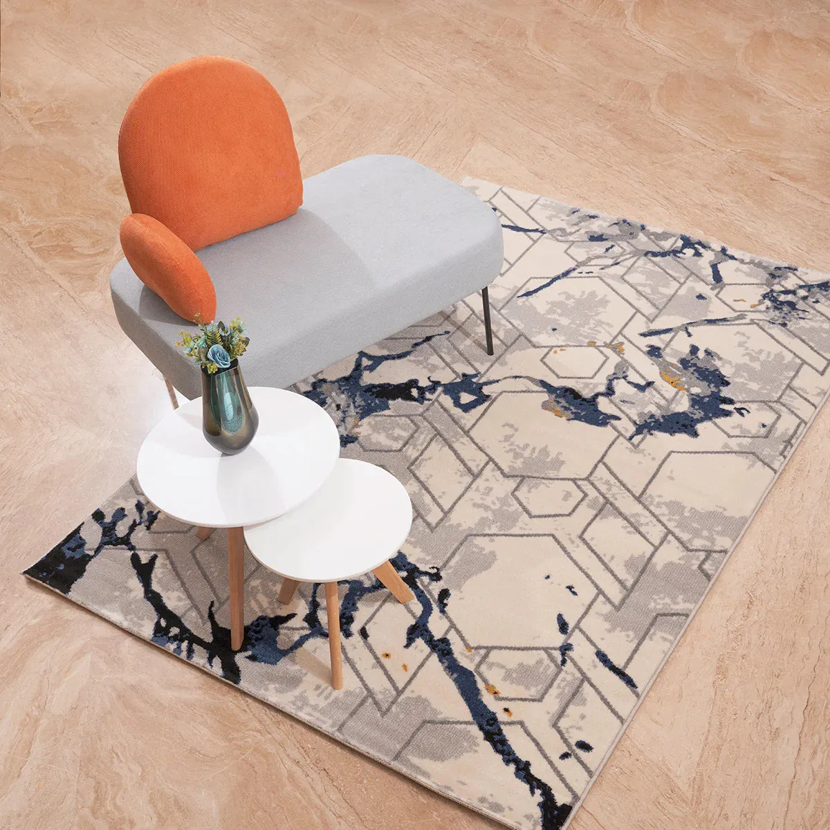 Glider Nesting Table - Set of 2 - Scandinavian Design Series
