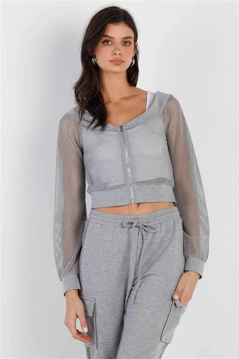 Heather Grey Top & Pants Set