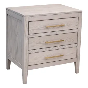 Hilton 3-Drawer Nightstand