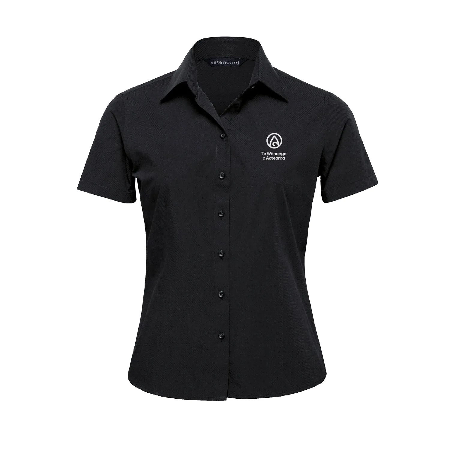 Hāte Papai Wāhine – Ringa Poto - Womens Short Sleeve Shirt