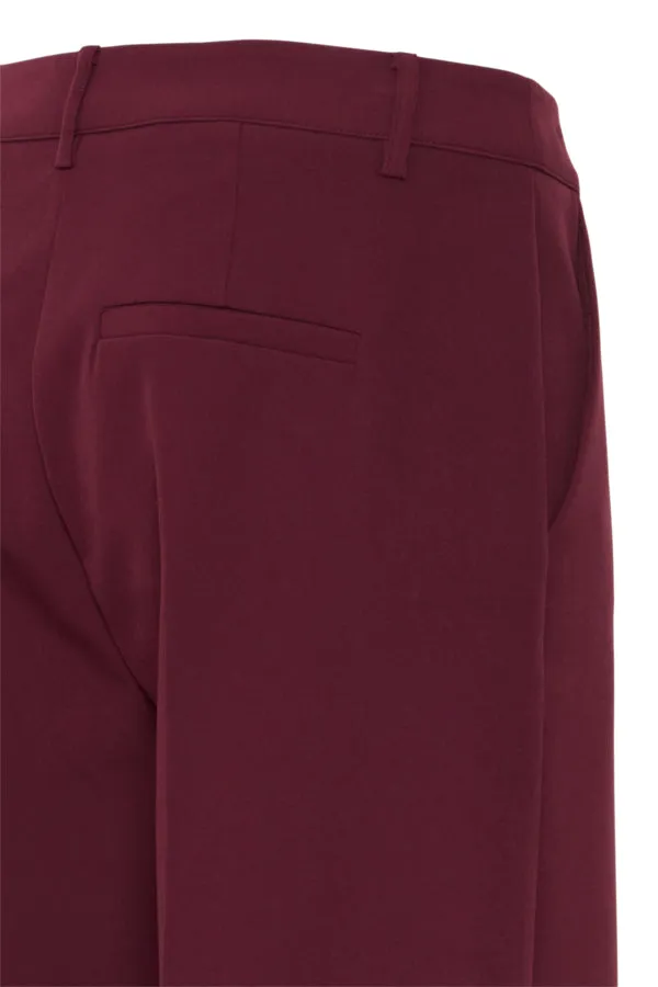 Ichi Womens Lexi Wide Trousers Fig