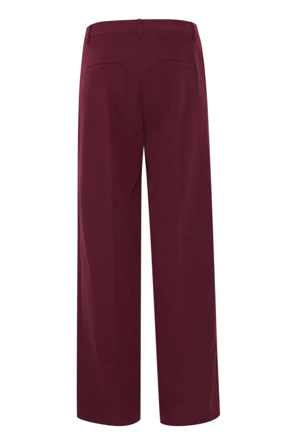 Ichi Womens Lexi Wide Trousers Fig