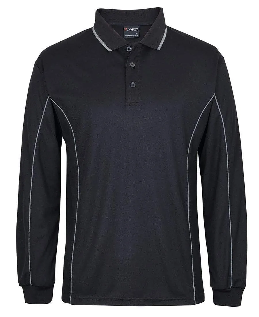 JB'S Long Sleeve Piping Polo Shirt 7PIPL