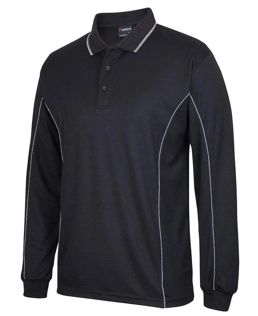 JB'S Long Sleeve Piping Polo Shirt 7PIPL