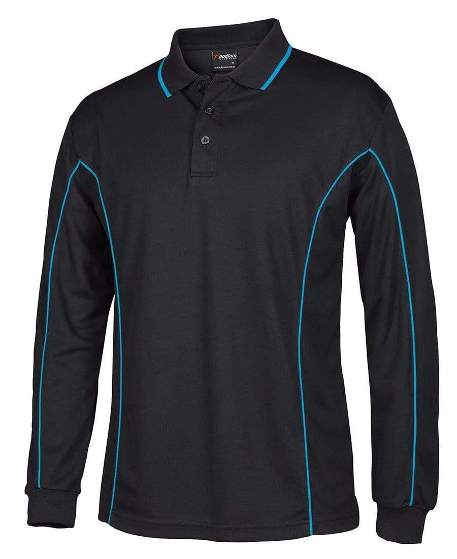 JB'S Long Sleeve Piping Polo Shirt 7PIPL