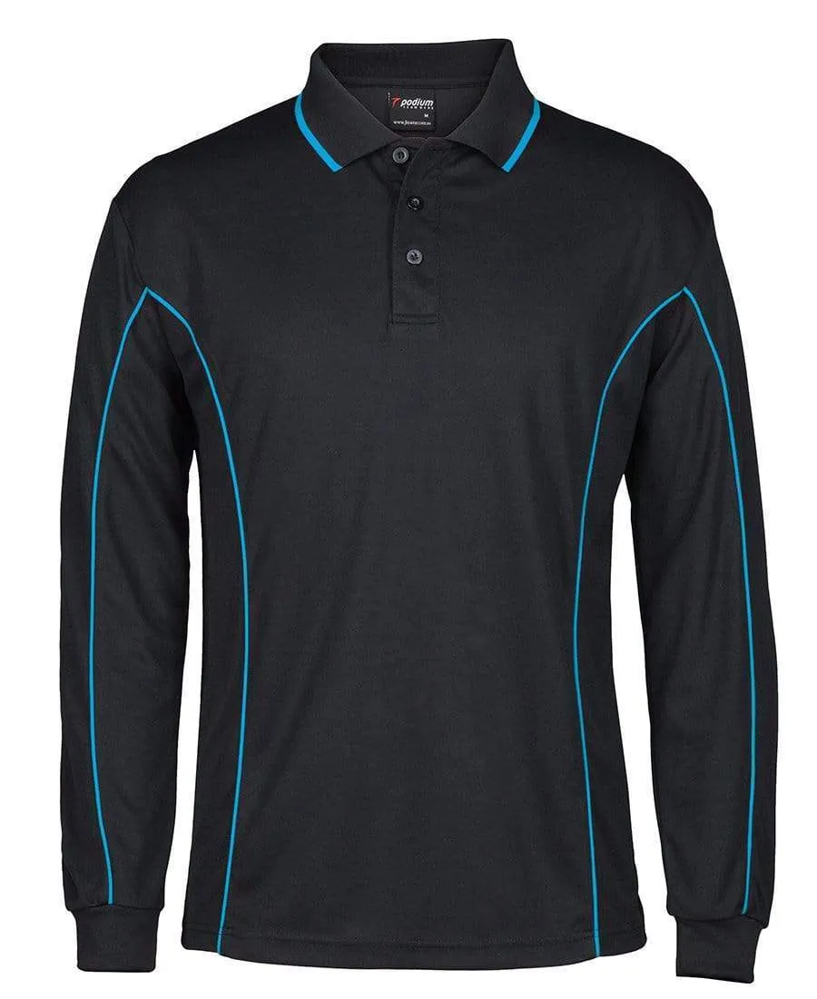 JB'S Long Sleeve Piping Polo Shirt 7PIPL