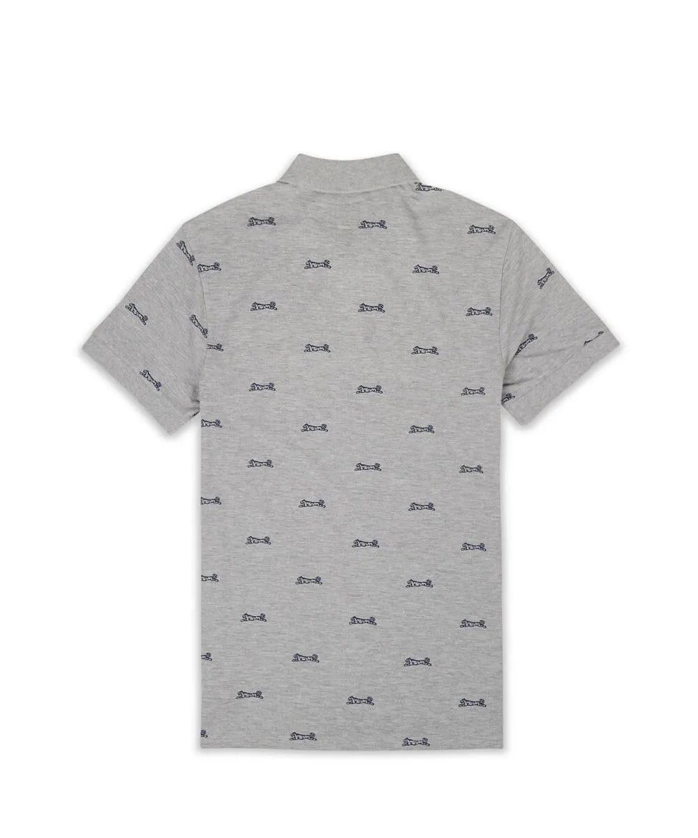 Le Tigre Men's Bridge Allover Tiger Polo