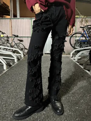 [luxe__05] high street trendy brand stretch pants na669