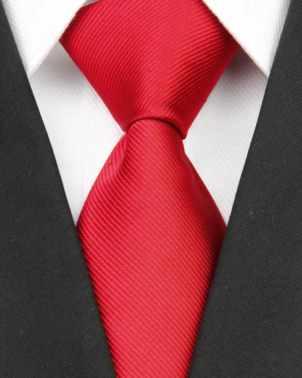 Man Fashion Accessories Striped Jacquard Woven Classic Business Silk Tie Casual Necktie