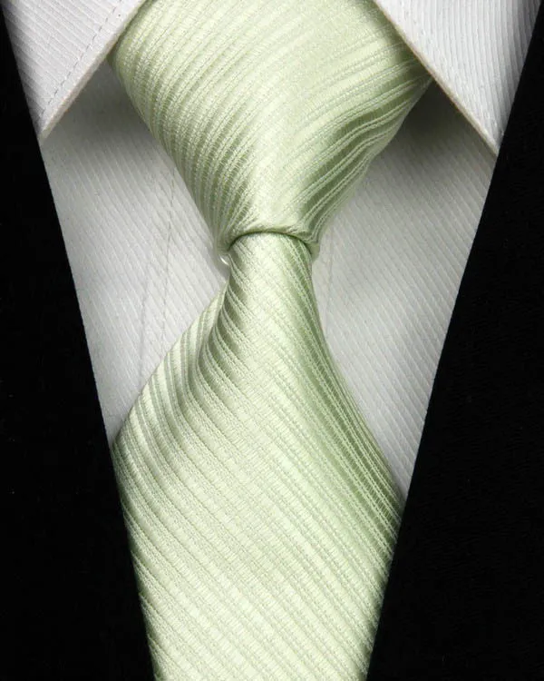 Man Fashion Accessories Striped Jacquard Woven Classic Business Silk Tie Casual Necktie