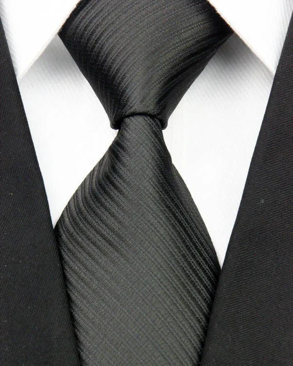 Man Fashion Accessories Striped Jacquard Woven Classic Business Silk Tie Casual Necktie