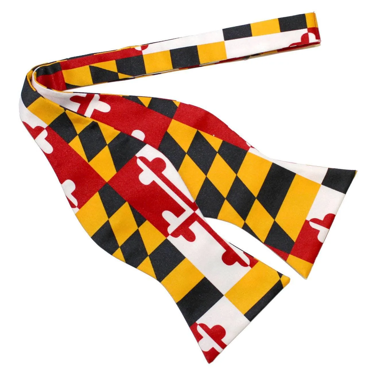 Maryland Flag / Self-Tie Bowtie