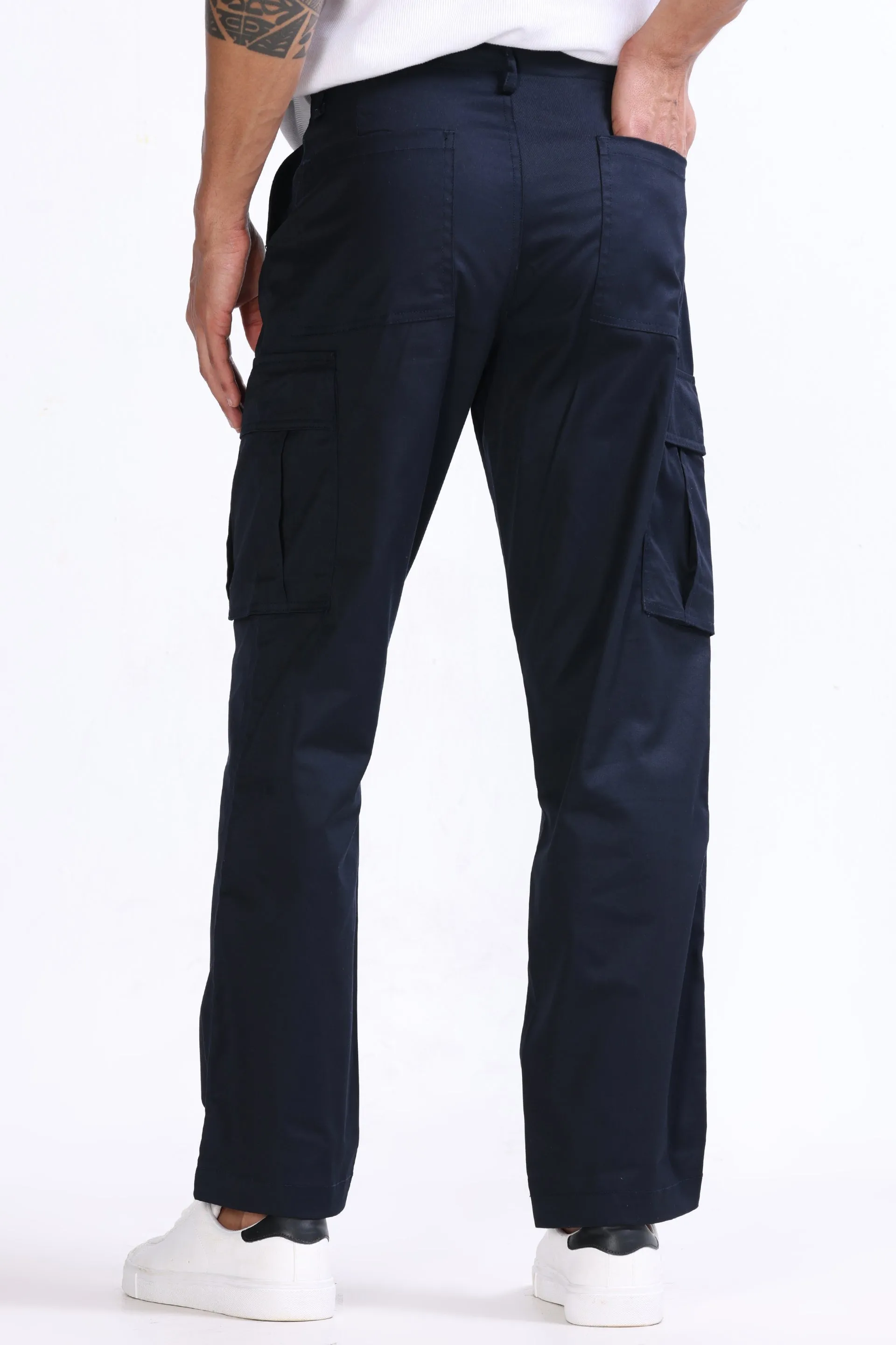 MASON RELAXED CARGO PANTS IN NAVY