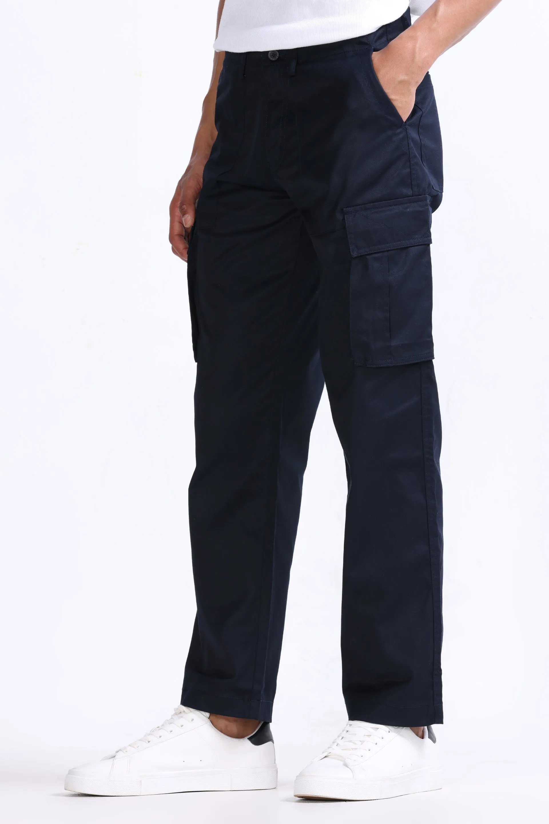 MASON RELAXED CARGO PANTS IN NAVY