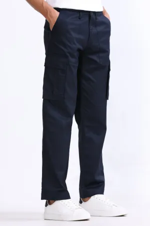 MASON RELAXED CARGO PANTS IN NAVY