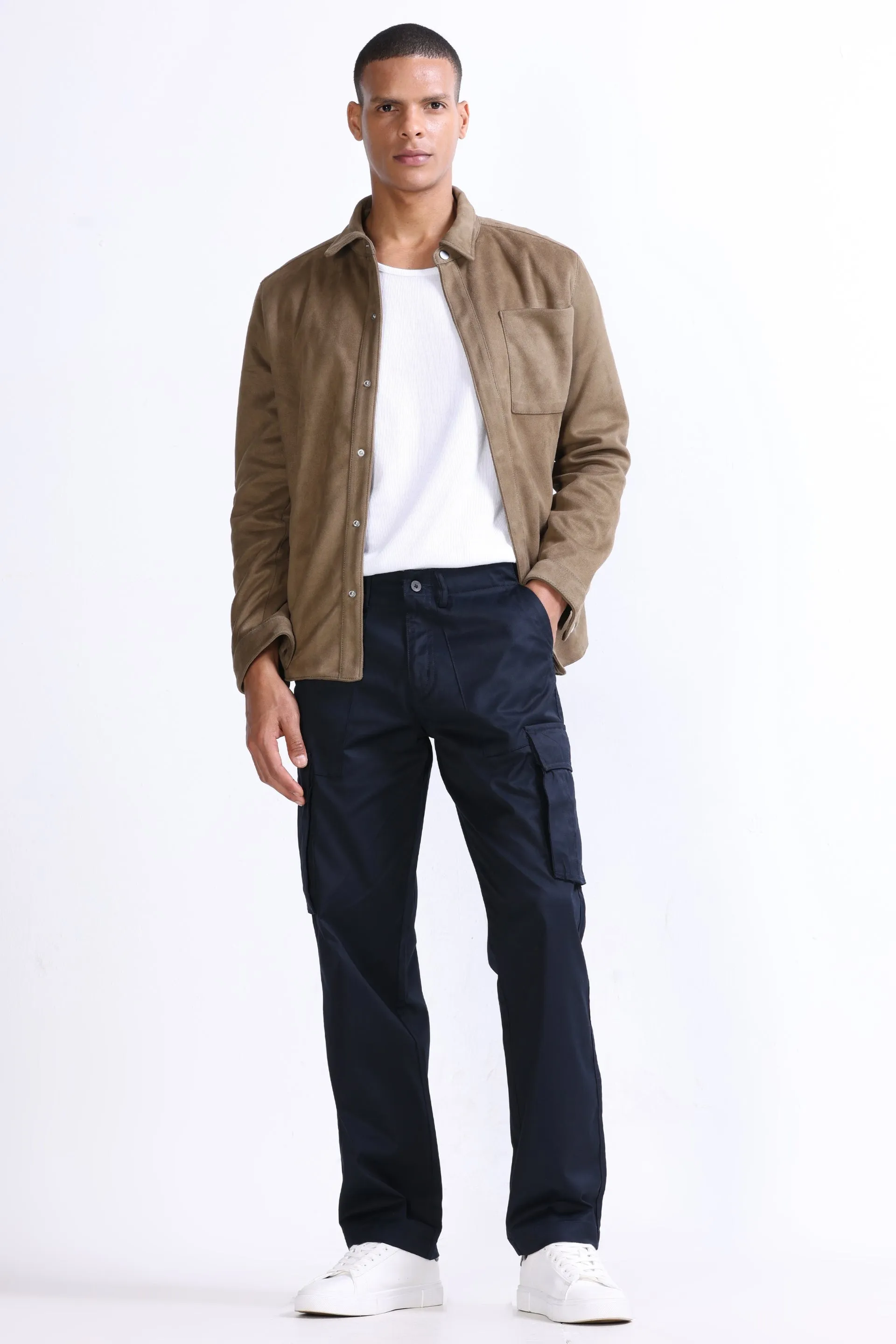 MASON RELAXED CARGO PANTS IN NAVY