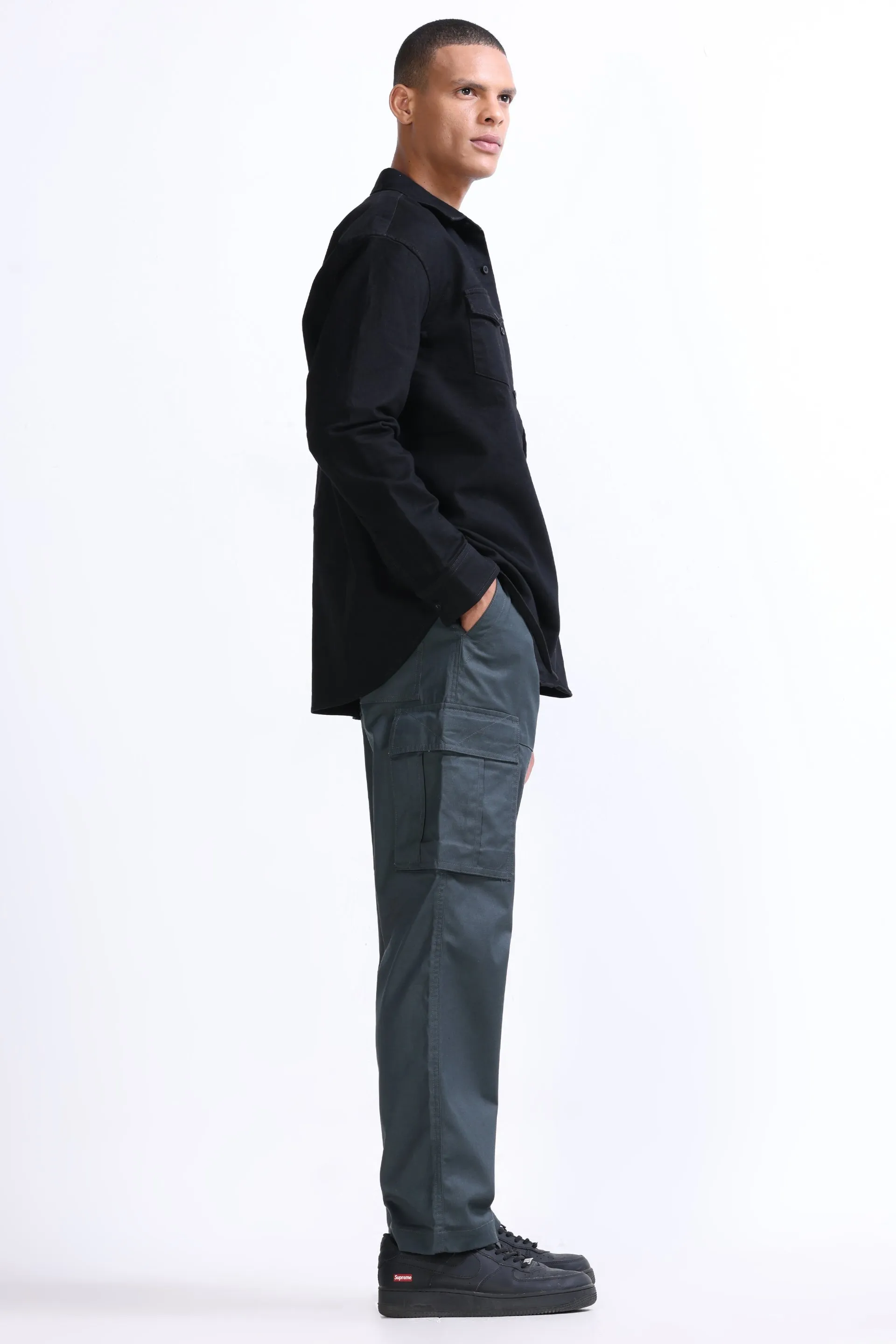 MASON RELAXED CARGO PANTS IN OLIVE