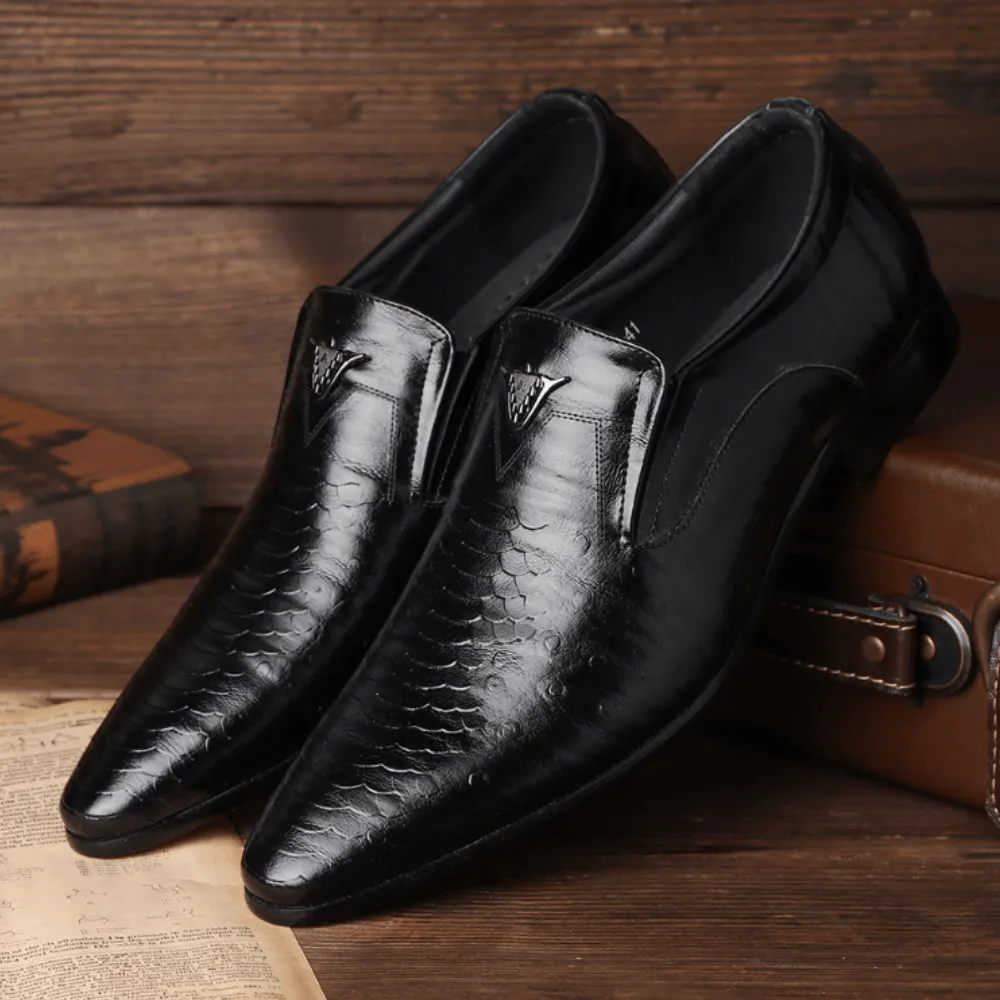 Men's Leather Formal Shoes: Classic Style, All-Season Comfort