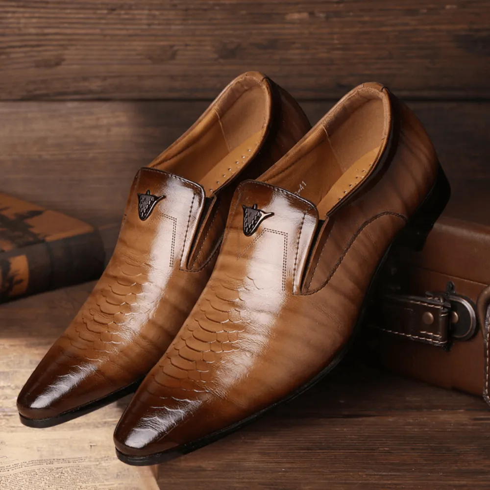 Men's Leather Formal Shoes: Classic Style, All-Season Comfort