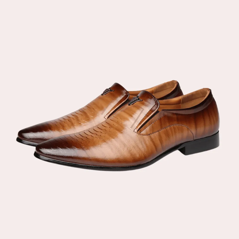 Men's Leather Formal Shoes: Classic Style, All-Season Comfort