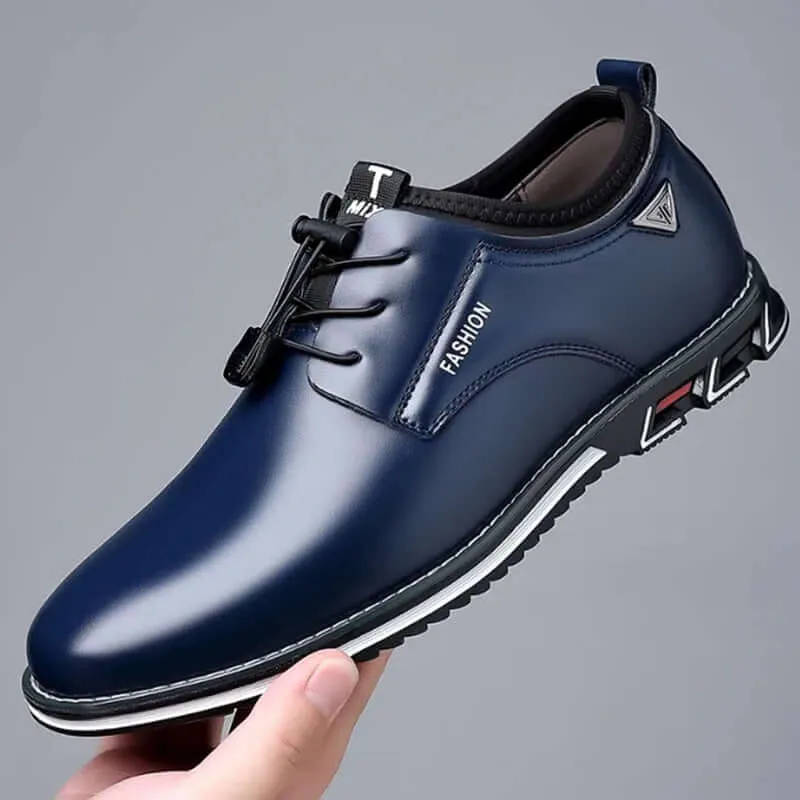 Men's Pointed Toe Lace-Up Casual Shoes
