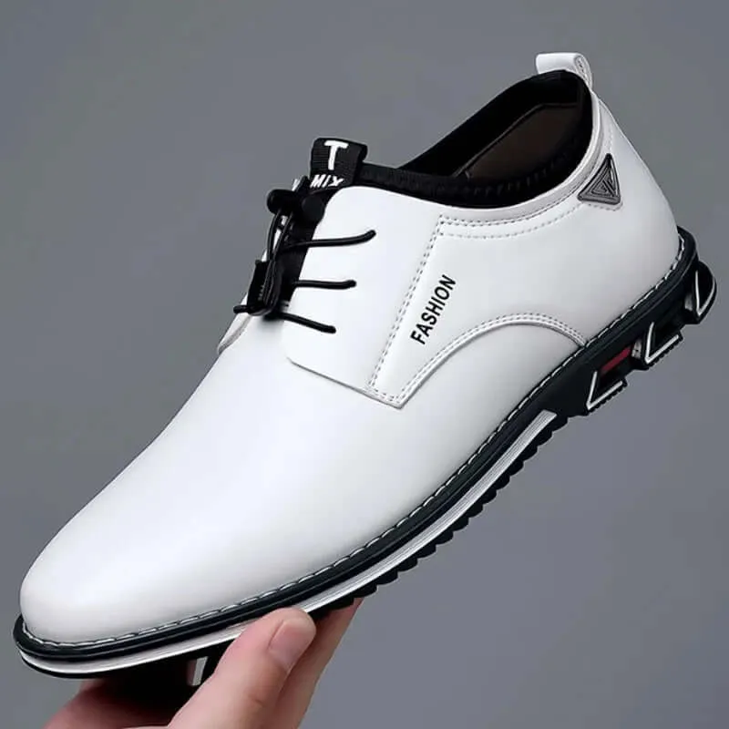 Men's Pointed Toe Lace-Up Casual Shoes