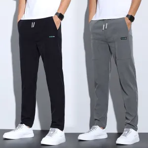 Men's Trendy Ice Silk Casual Sports Trousers