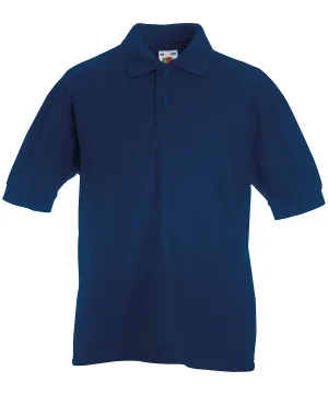 Navy - Kids 65/35 piqué polo