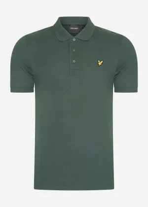 Plain polo shirt - argyle teal