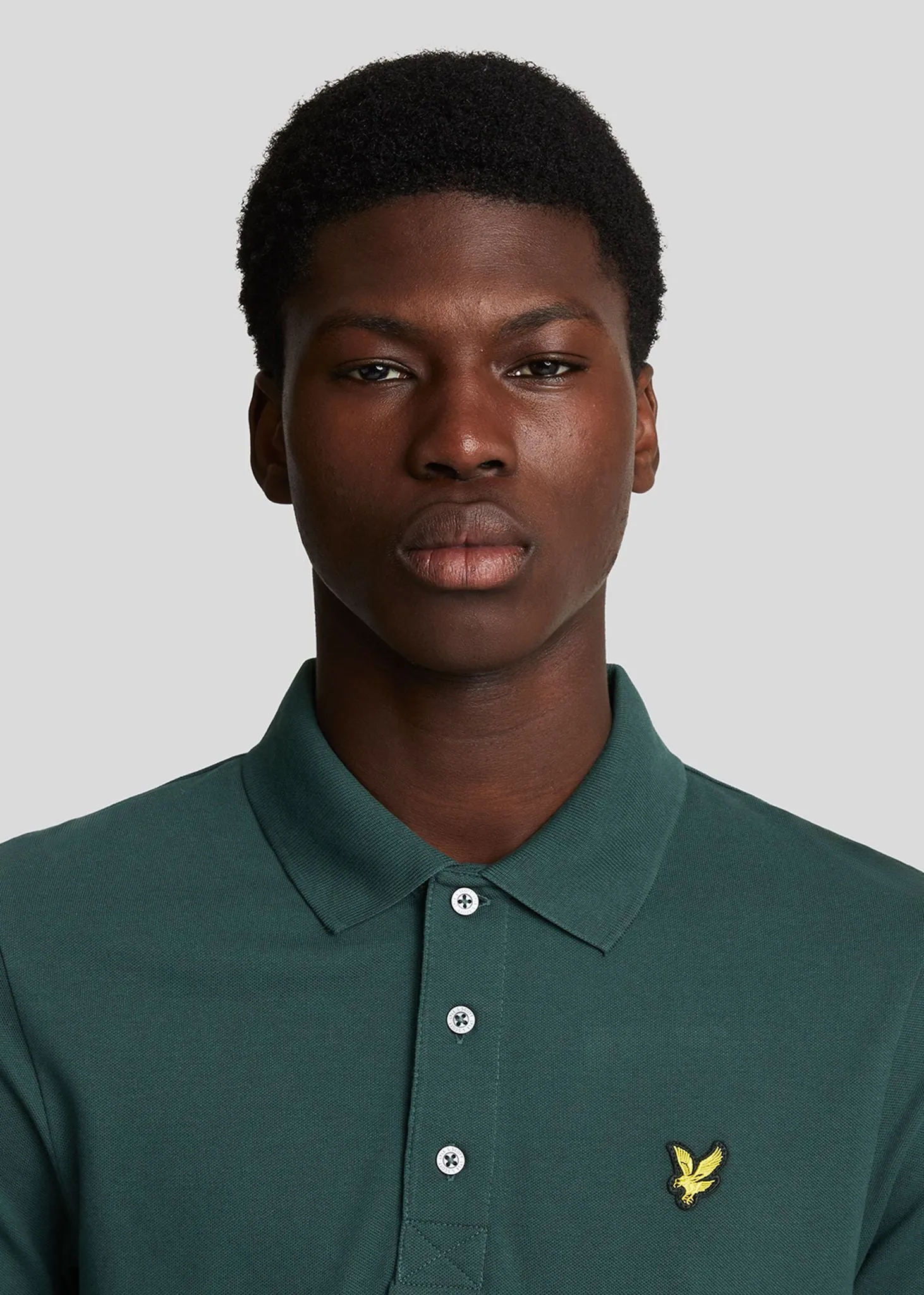 Plain polo shirt - argyle teal