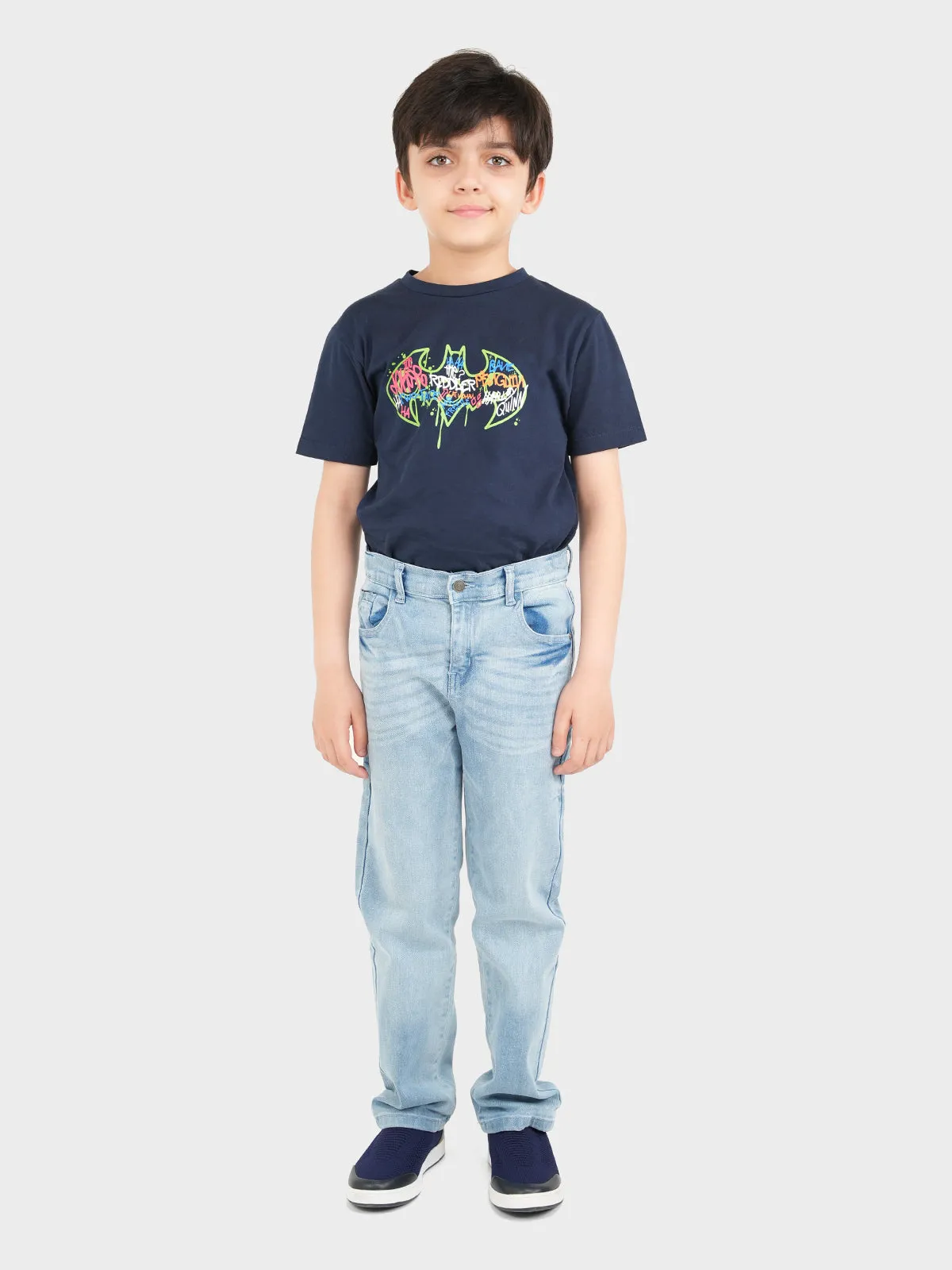 "TETHYS" Casual Regular Fit Denim Pant