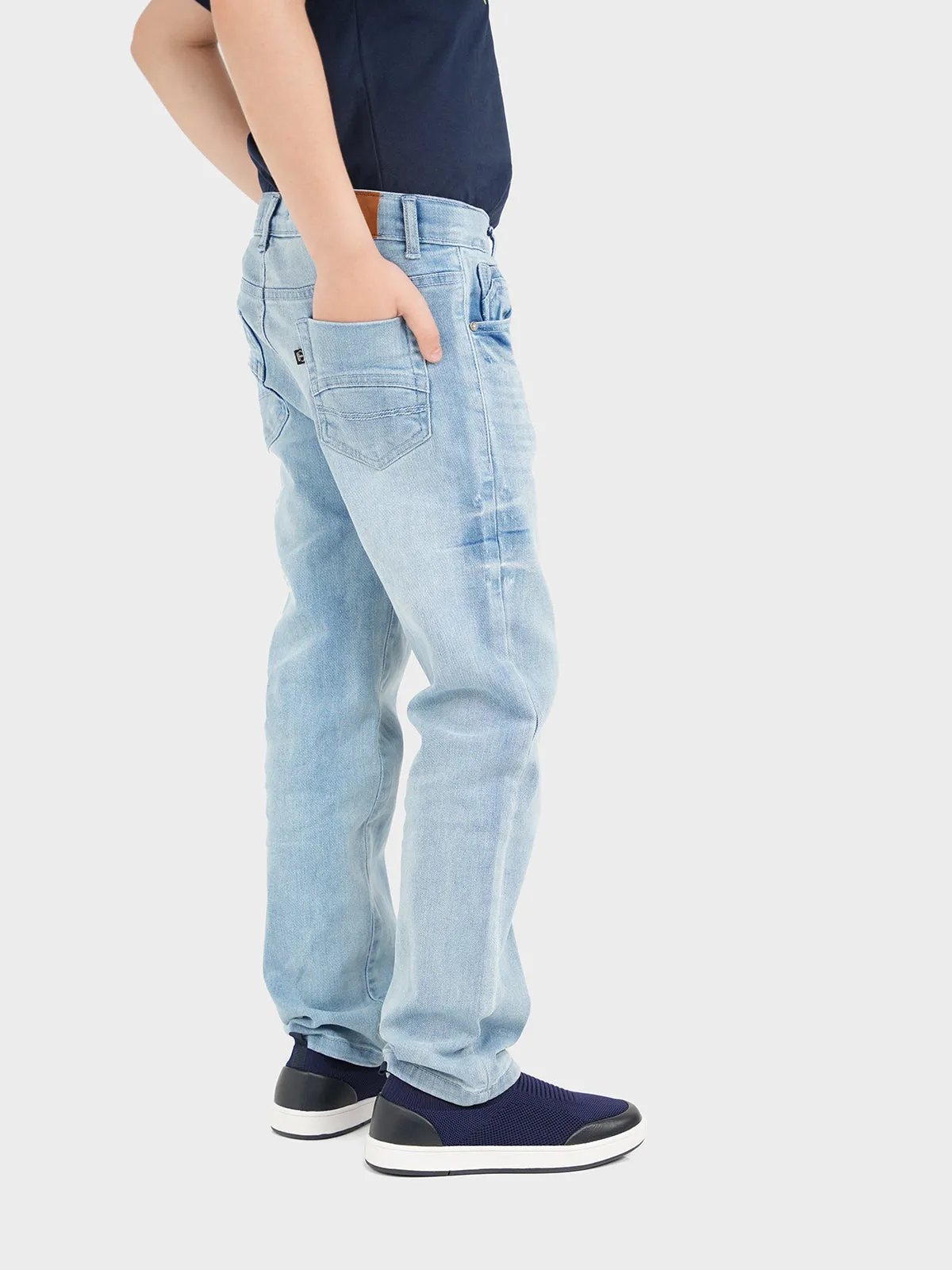 "TETHYS" Casual Regular Fit Denim Pant