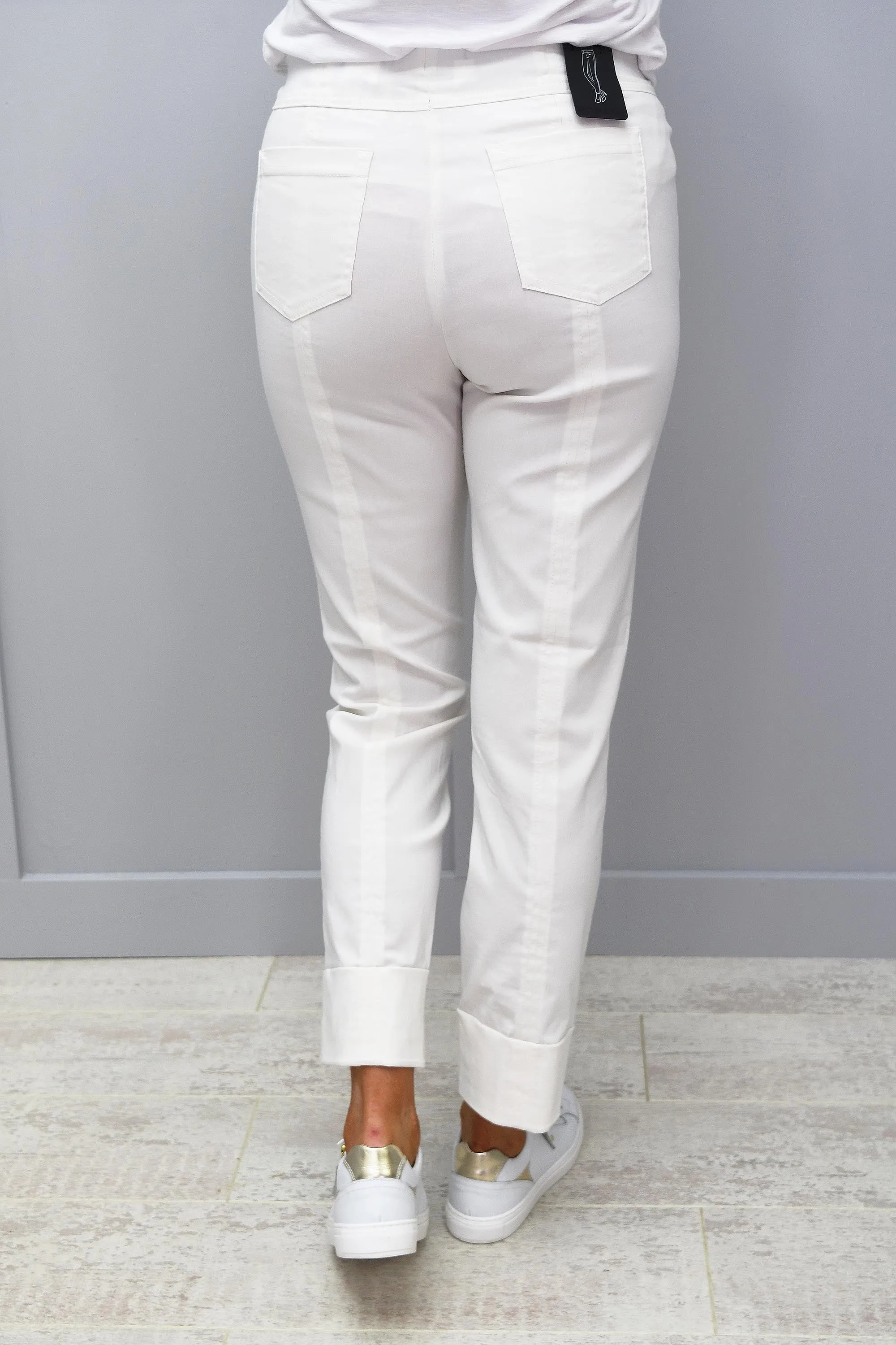 Robell Bella Cream 7/8 Trousers  111 -  51568 5499 111