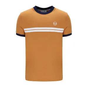 Sergio Tacchini Supermac T-Shirt Tan/Navy