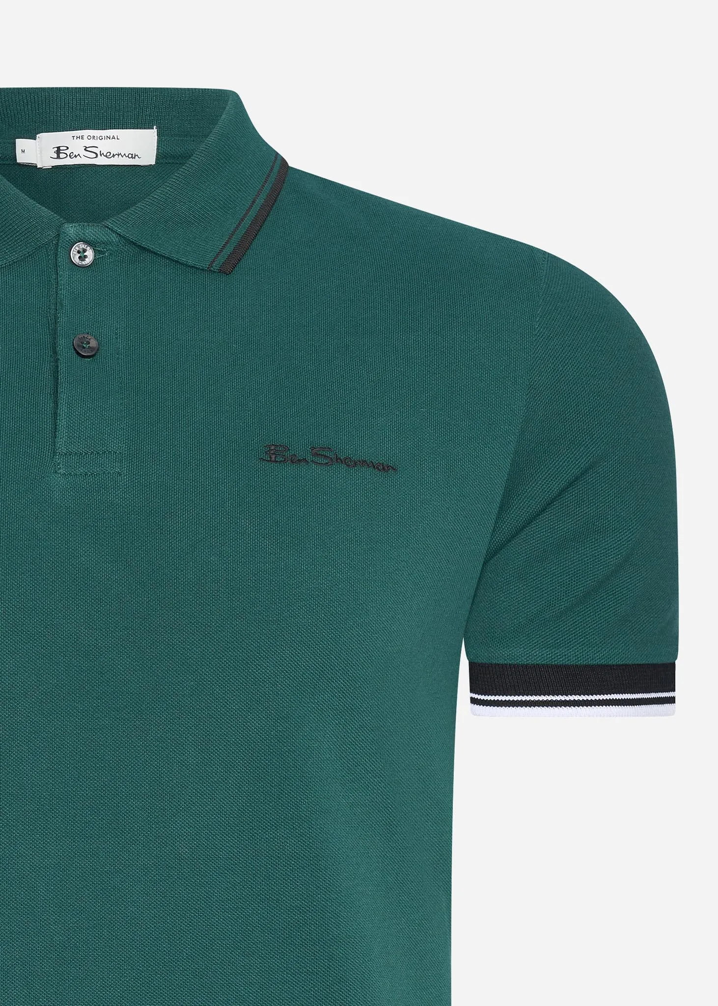 Signature polo - ocean green