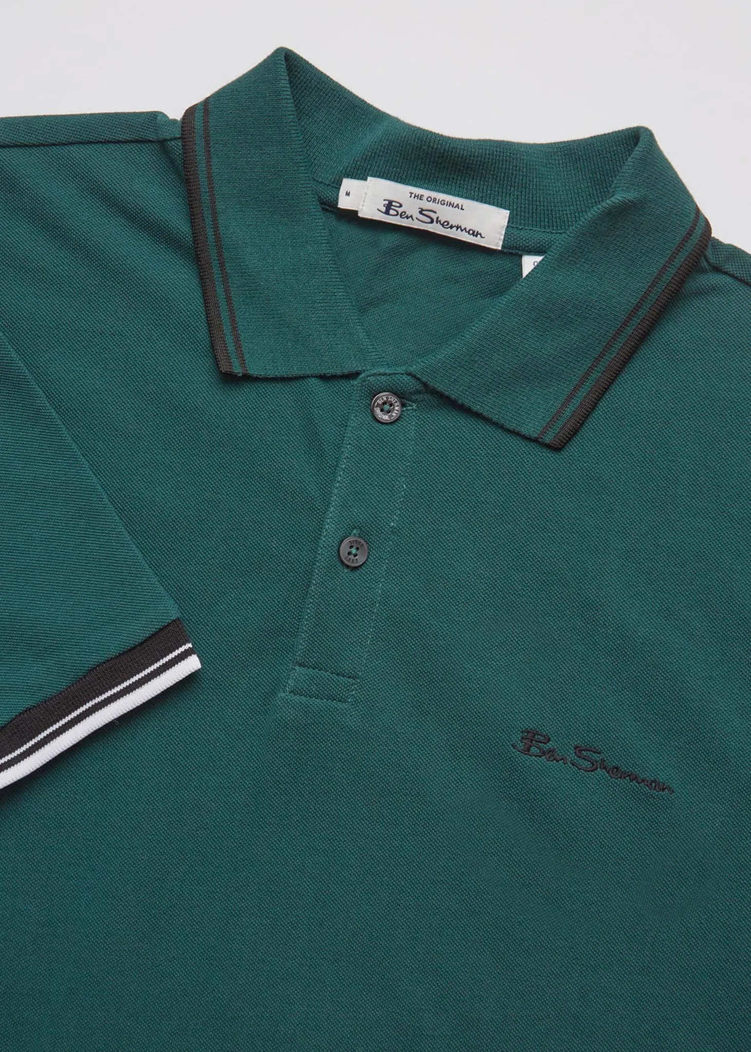Signature polo - ocean green