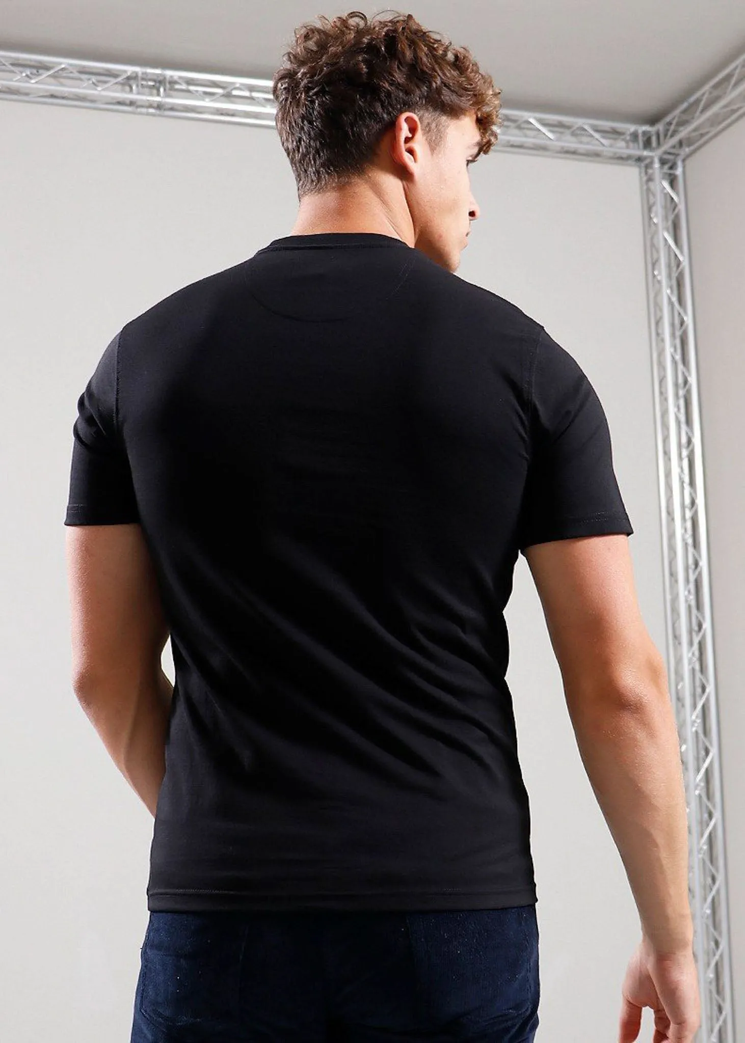 Small logo tee - black pewter