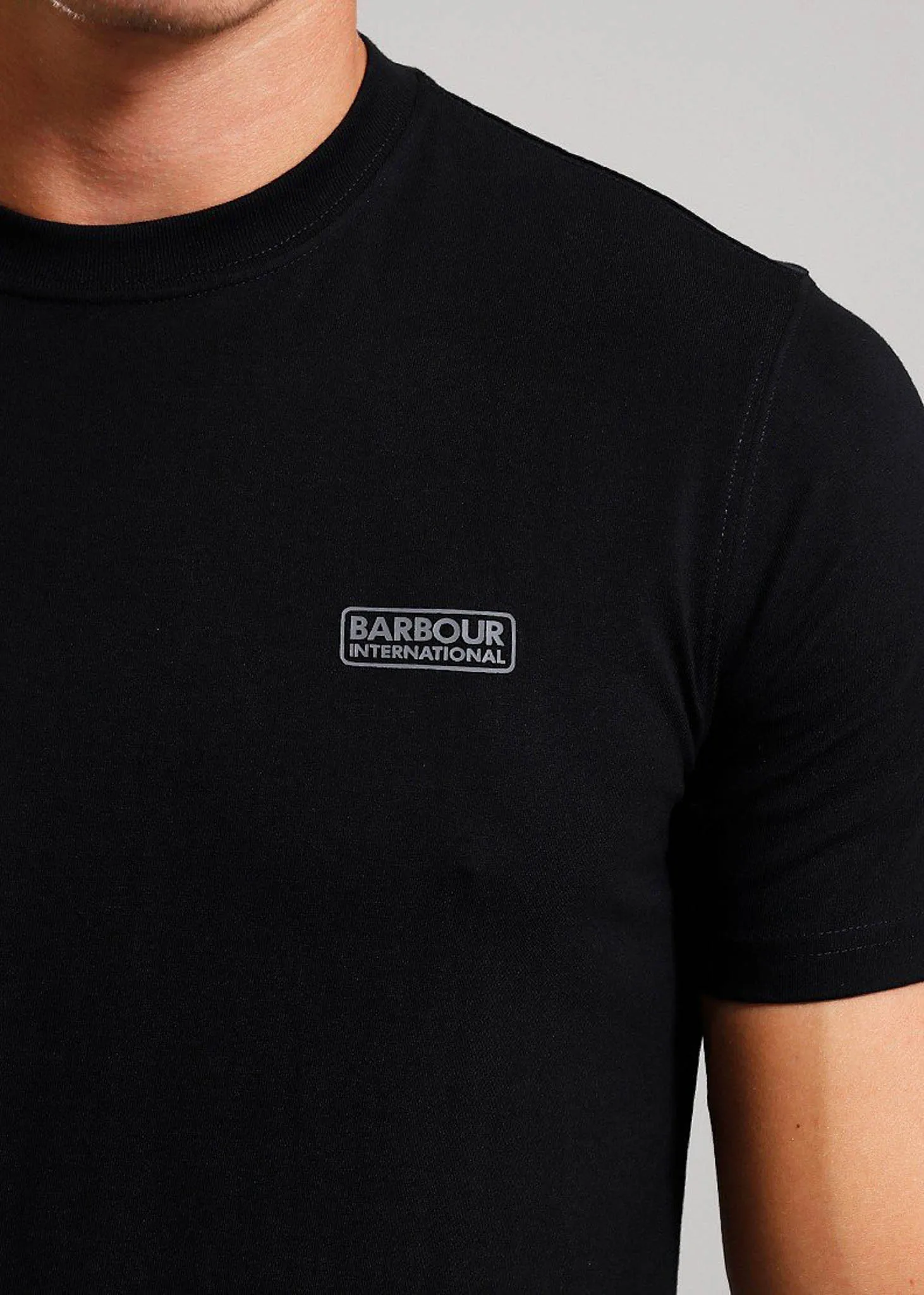 Small logo tee - black pewter